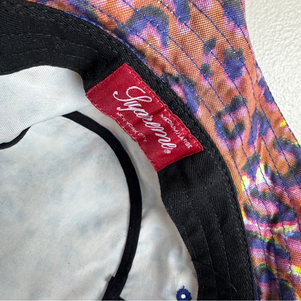 Supreme Leopard Bucket Hat Vintage Size M/L - Picture 7 of 8